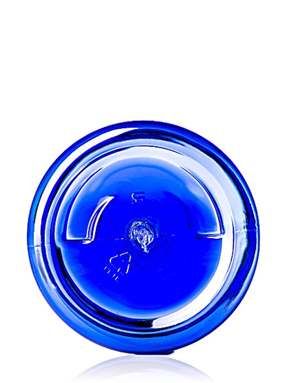2 oz cobalt blue PET plastic single wall jar