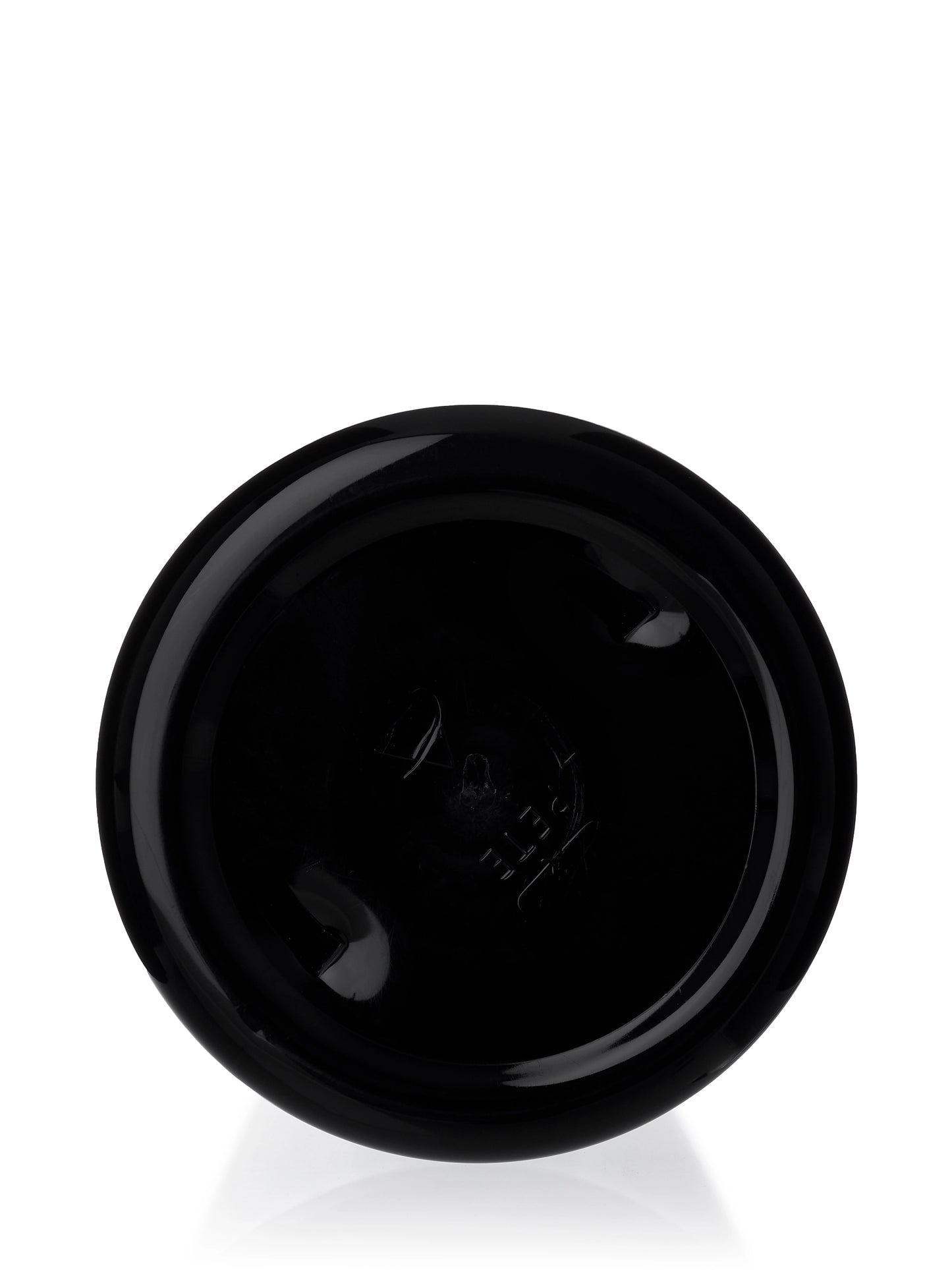 32 oz black PET plastic single wall jar