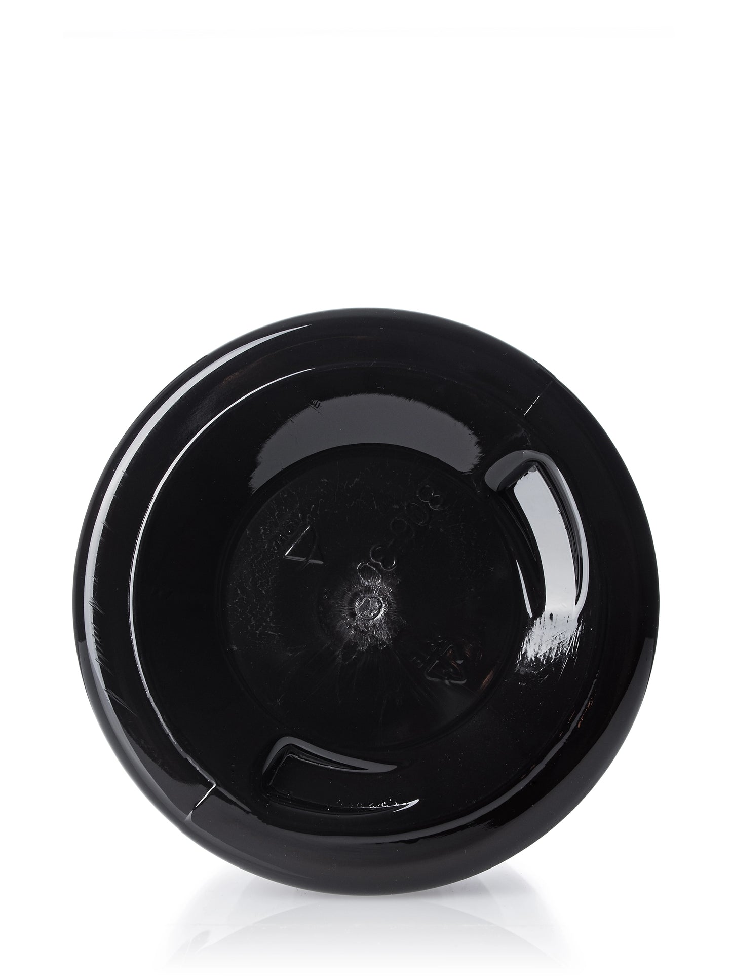 8 oz dark amber PET plastic single wall jar