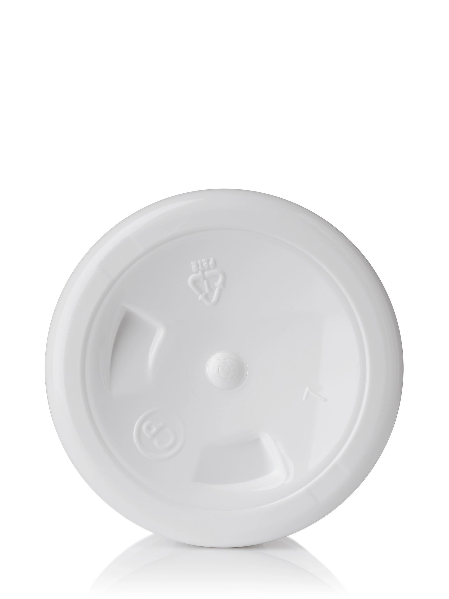 3 oz (100 mL) white PET plastic single wall jar