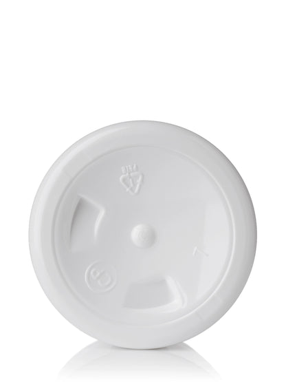 3 oz (100 mL) white PET plastic single wall jar