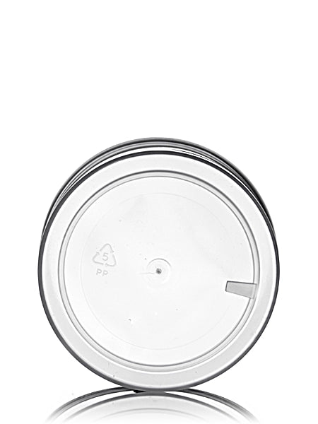 6 oz natural-colored PP plastic single wall jar