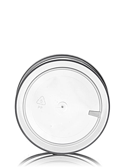 6 oz natural-colored PP plastic single wall jar