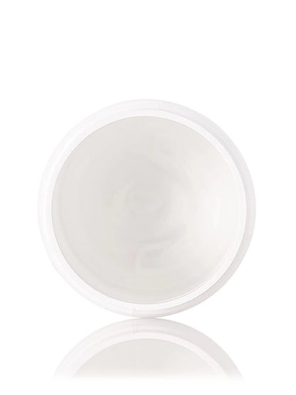 2 oz white PET plastic single wall jar
