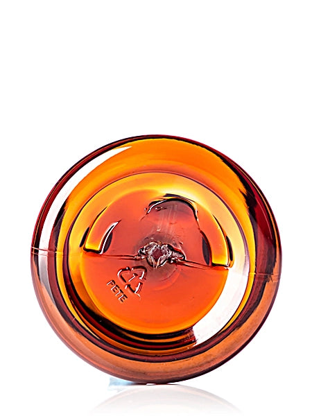 1 oz amber PET plastic single wall UV protection jar