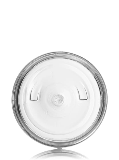 2 oz clear PET plastic single wall jar