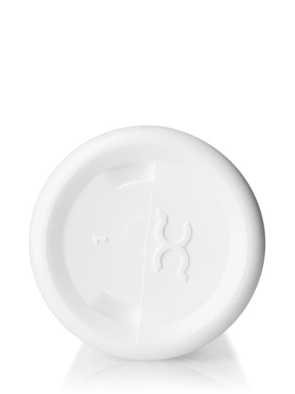 4 oz white HDPE plastic cylinder round bottle