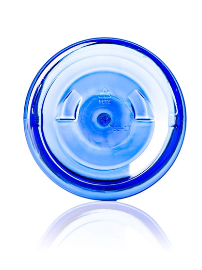 6 oz cobalt blue PET plastic single wall jar