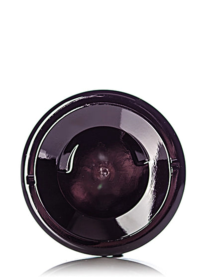 19 oz dark amber PET plastic single wall jar
