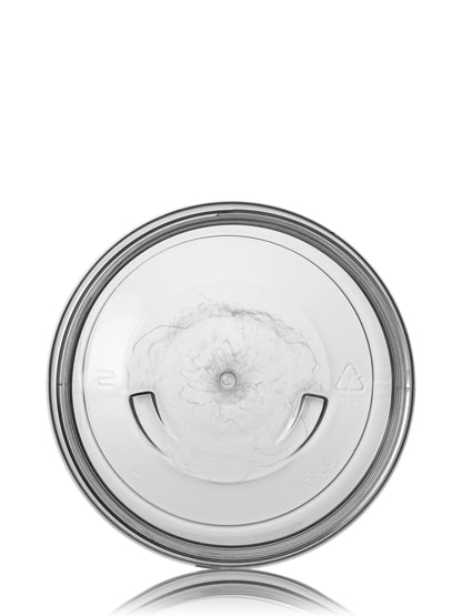 8 oz clear PET plastic single wall jar