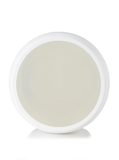 2500cc white HDPE plastic round wide-mouth container