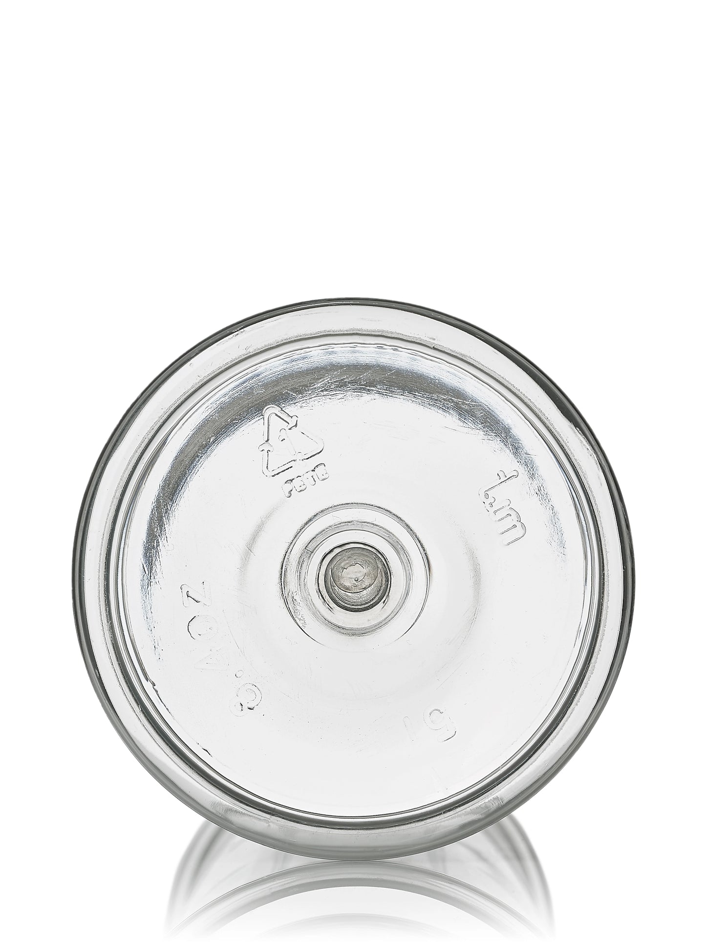 8.4 oz clear PET plastic spice bottle