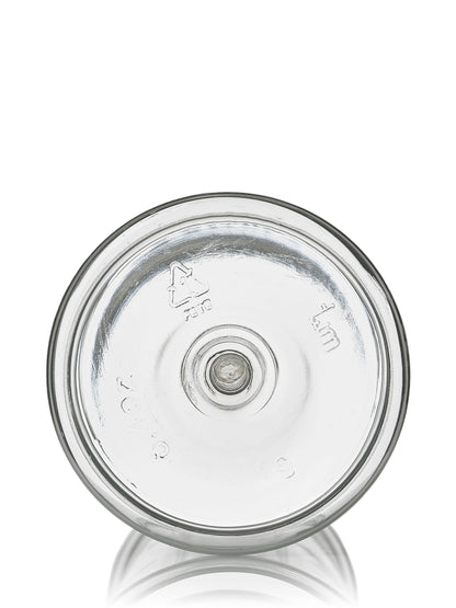 8.4 oz clear PET plastic spice bottle