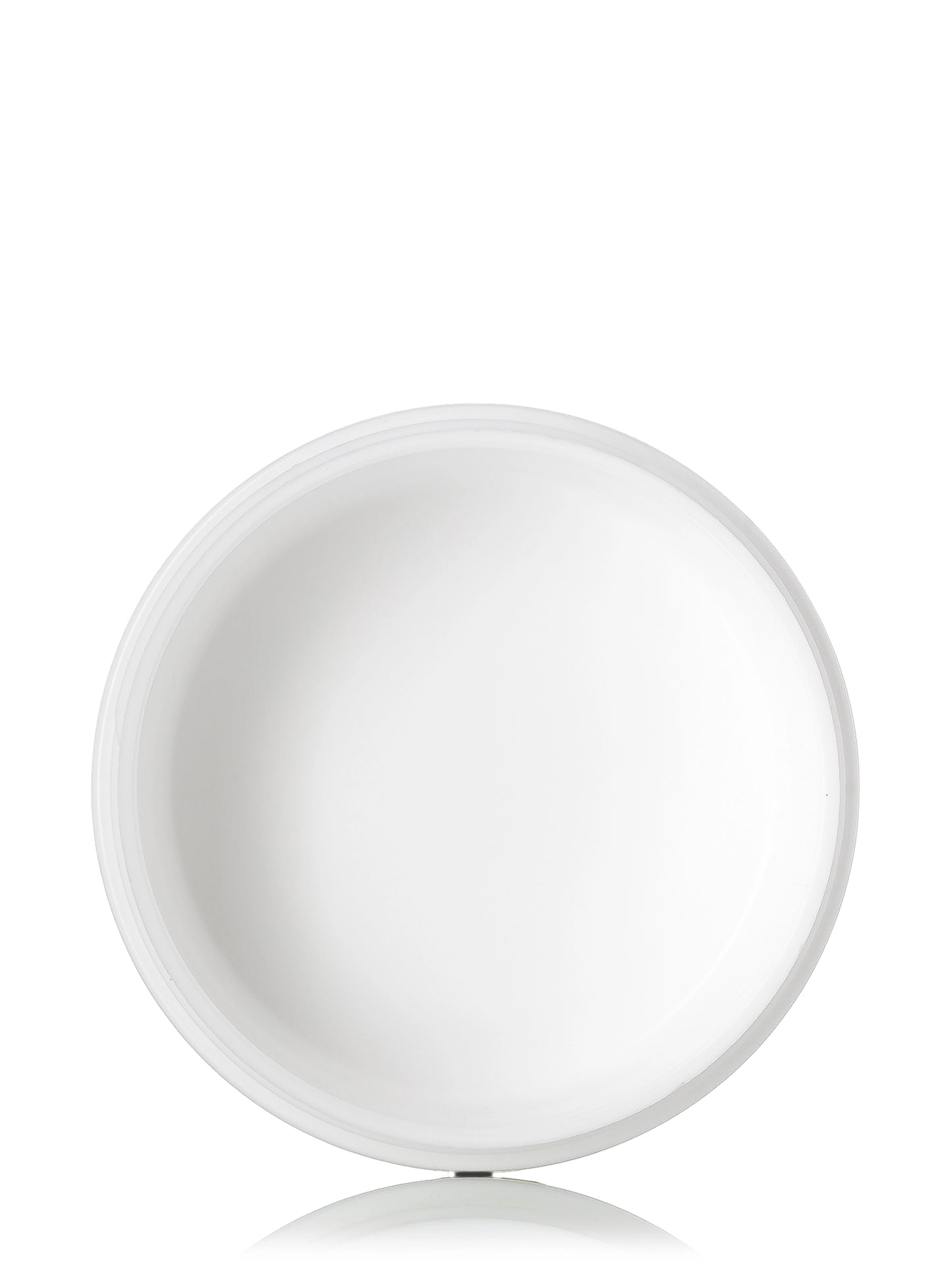 1 oz white PP plastic double wall round base jar