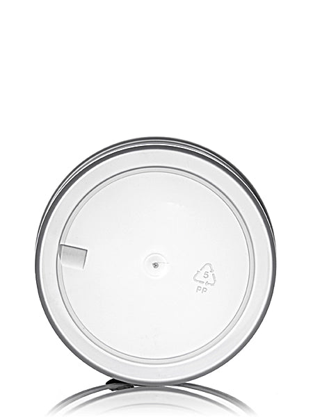 4 oz natural-colored PP plastic single wall jar