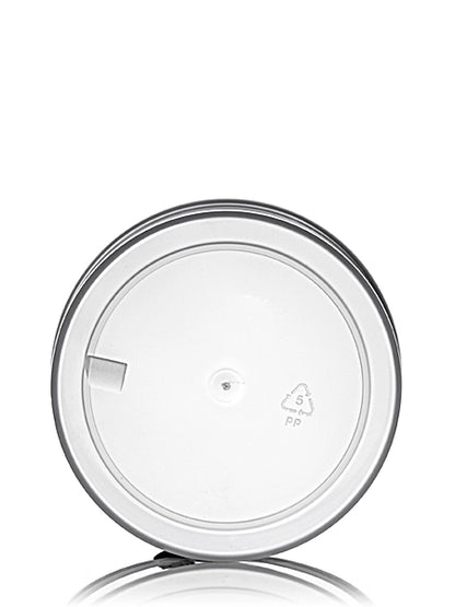 4 oz natural-colored PP plastic single wall jar
