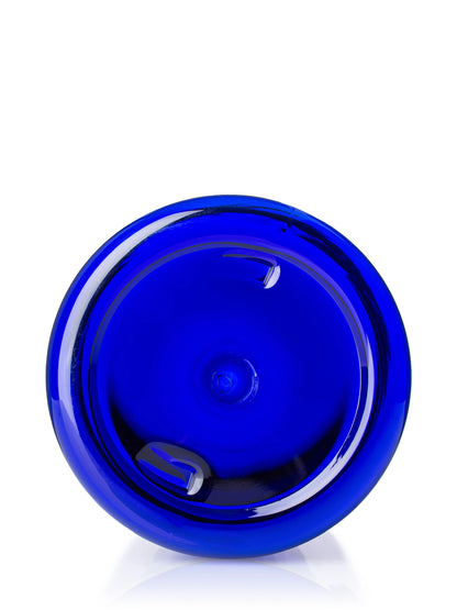 25 oz cobalt blue PET plastic single wall jar