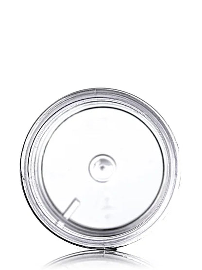 1 oz clear PS plastic single wall jar