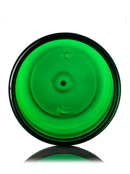 32 oz green PET plastic single wall jar