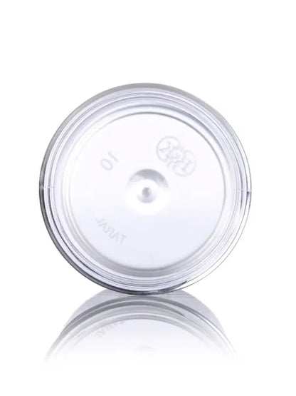 1/4 oz clear PS plastic single wall jar