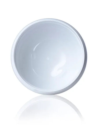 12 oz white PET plastic single wall jar