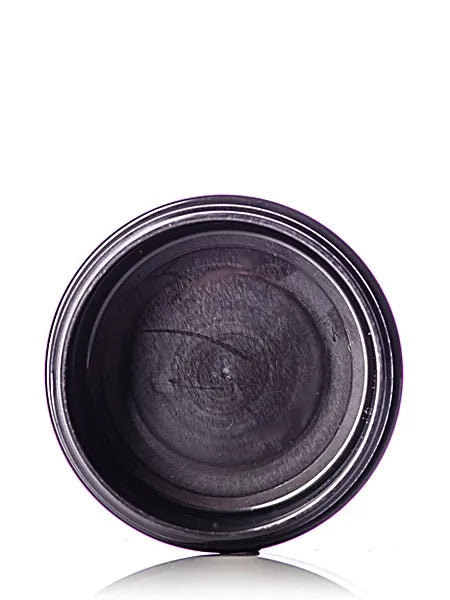 3/4 oz black PP plastic double wall round base jar
