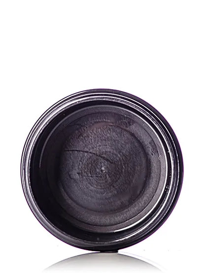 3/4 oz black PP plastic double wall round base jar