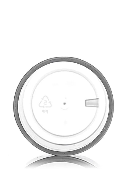 2 oz natural-colored PP plastic single wall jar