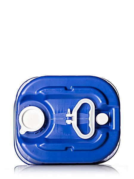 5 gallon blue HDPE plastic UN rated square tight-head pail