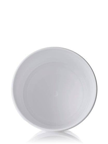 4 oz white PP plastic single wall jar