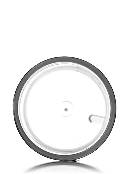 1 oz natural-colored PP plastic single wall jar