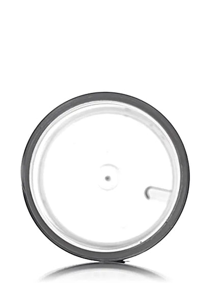 1 oz natural-colored PP plastic single wall jar