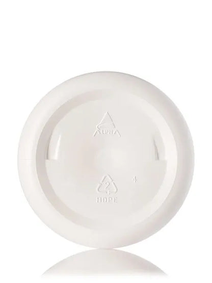 32 oz white HDPE plastic single wall jar