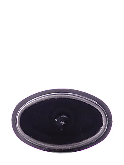 1/8 oz natural-colored PP plastic oval lip balm tube