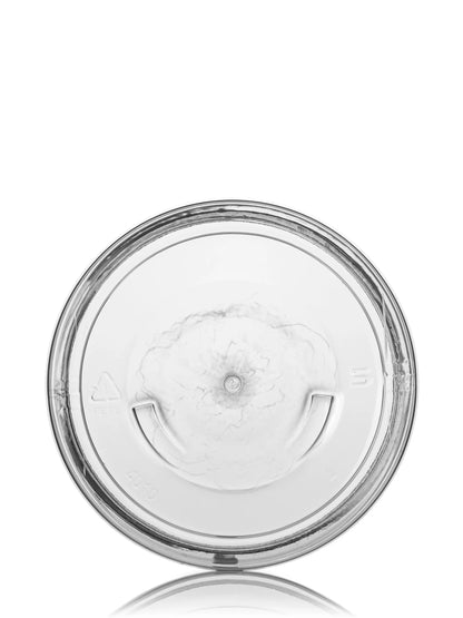 8 oz clear PET plastic single wall jar