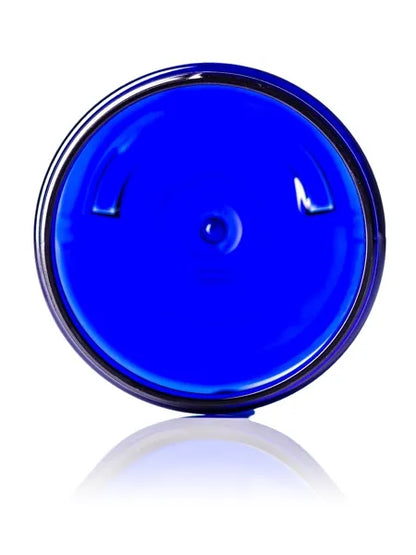 4 oz cobalt blue PET plastic single wall jar