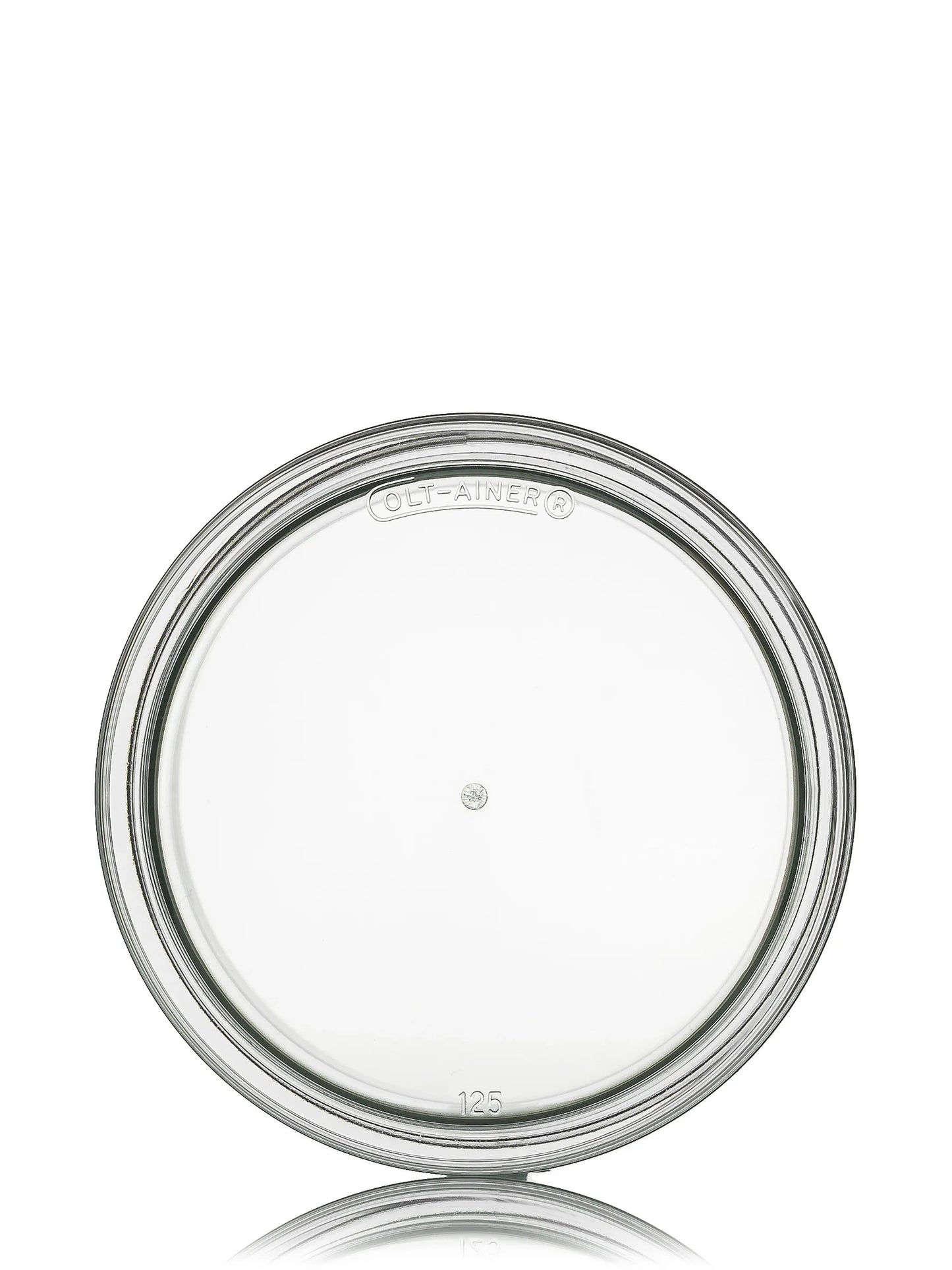 125 ml clear PET single wall jar