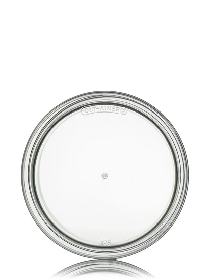 125 ml clear PET single wall jar