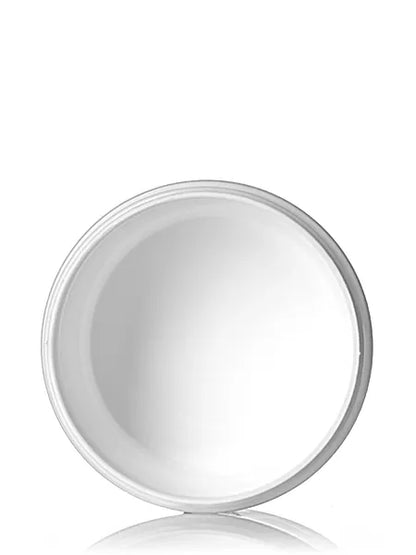 8 oz white PP plastic double wall round base jar