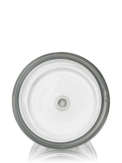 8.4 oz clear PET plastic spice bottle