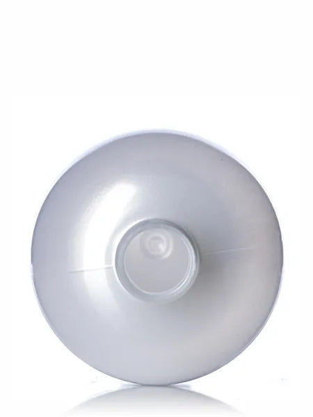 16 oz amber PET plastic boston round bottle