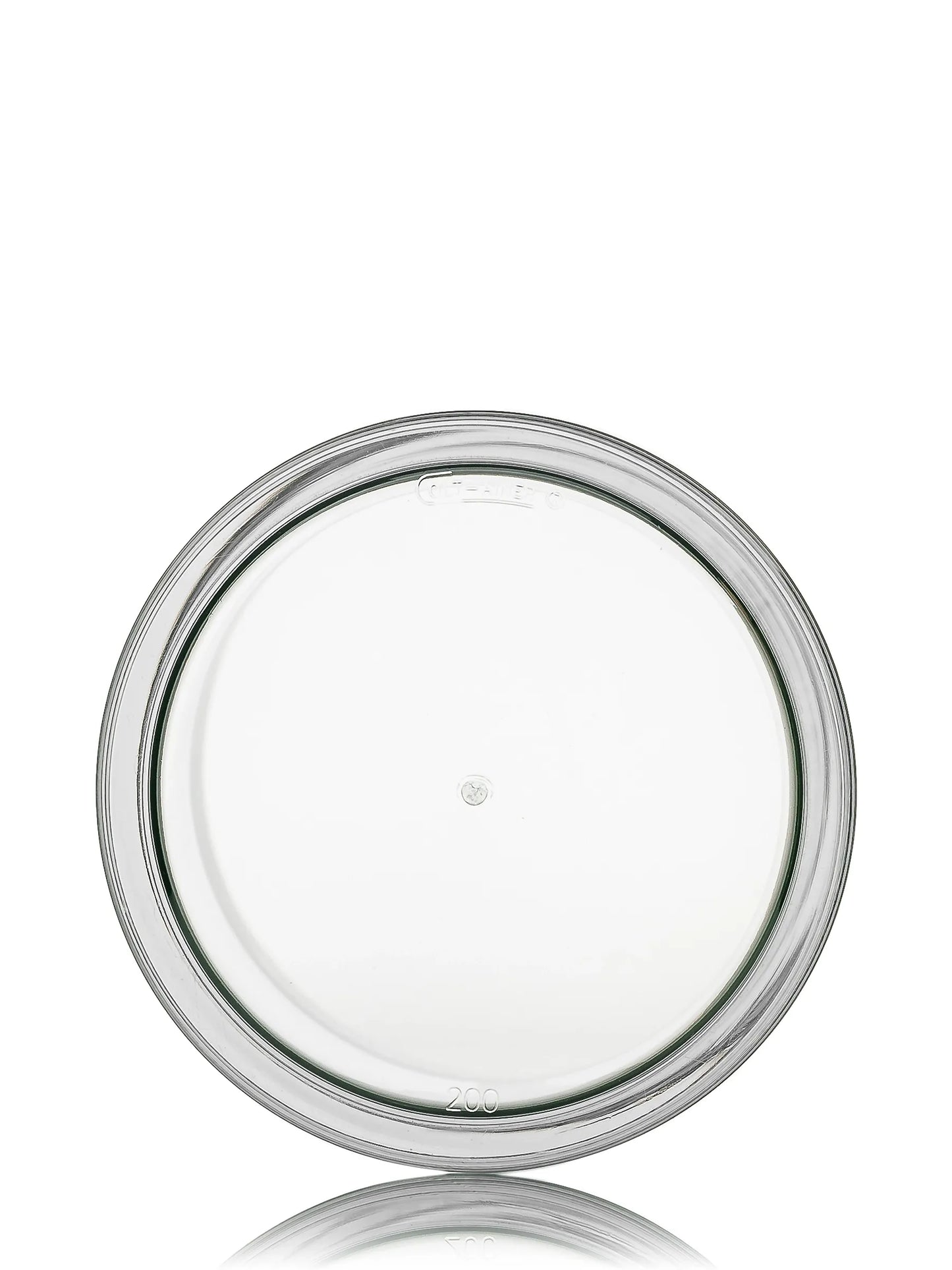 200 ml clear PET single wall jar