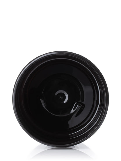 16 oz dark amber PET plastic single wall jar