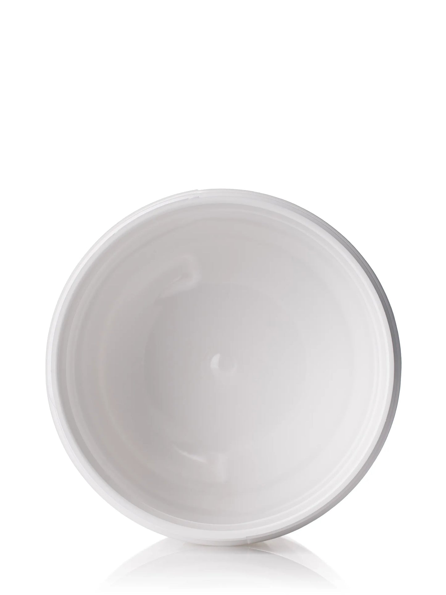 4 oz white PET plastic single wall jar