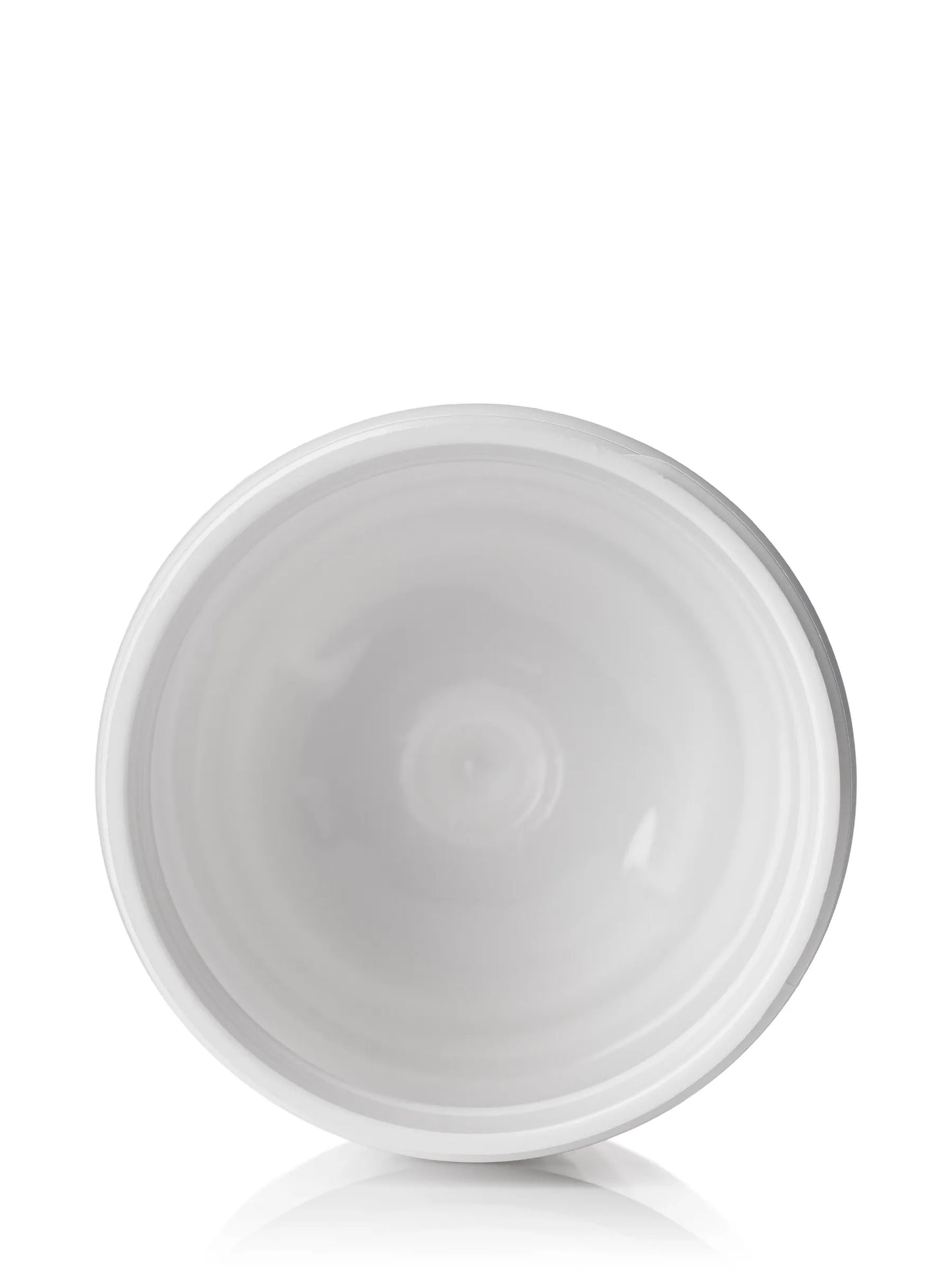 3 oz white PET plastic single wall jar