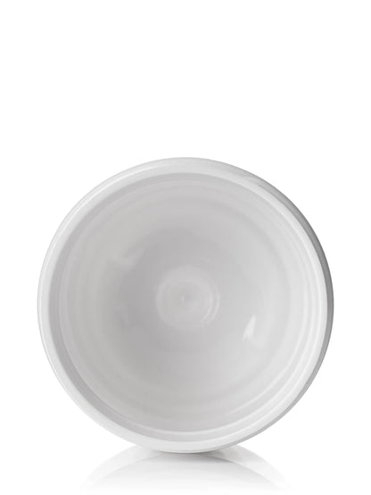 3 oz white PET plastic single wall jar