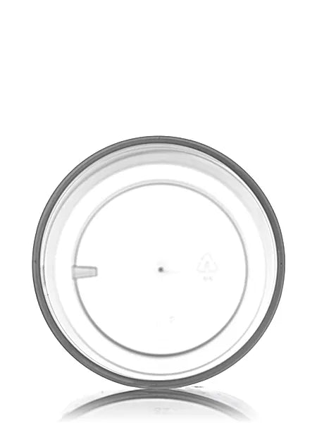 8 oz natural-colored PP plastic single wall jar
