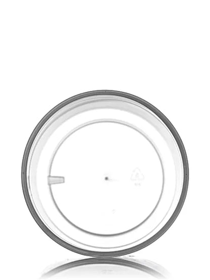 8 oz natural-colored PP plastic single wall jar