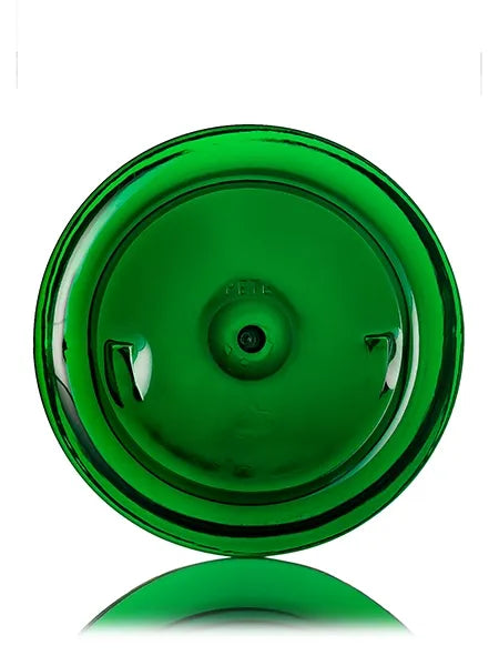 32 oz green PET plastic single wall jar
