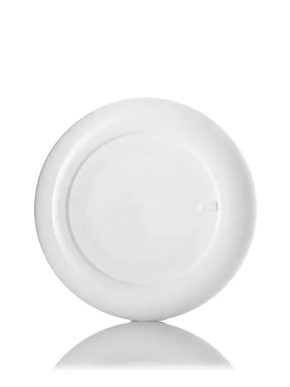 8 oz white PP plastic double wall round base jar